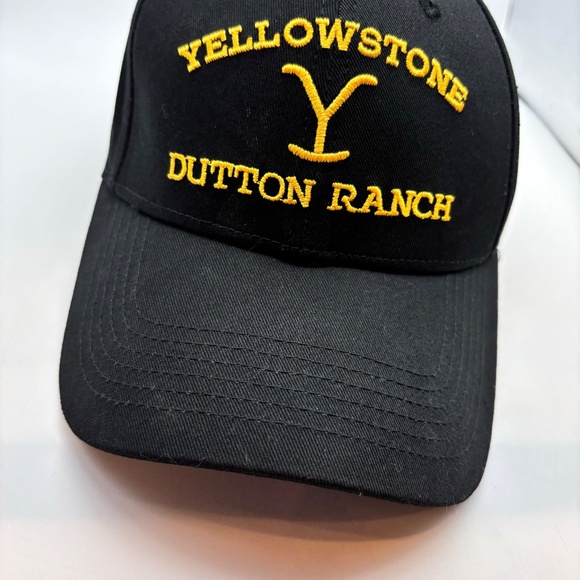 Yellowstone Dutton Ranch Embroidered Logo Adjustable Baseball Hat - Picture 10 of 15